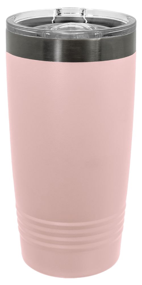 Blush/Ghost Black 20oz Polar Camel ION-Plated Vacuum Insulated Tumbler with Slider Lid