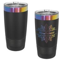 Black/Prism 20oz Polar Camel ION-Plated Vacuum Insulated Tumbler with Slider Lid