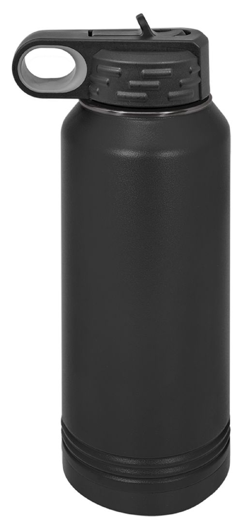 Black/Ghost Black 32oz Polar Camel ION-Plated Vacuum Insulated Water Bottle