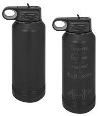 Black/Ghost Black 32oz Polar Camel ION-Plated Vacuum Insulated Water Bottle