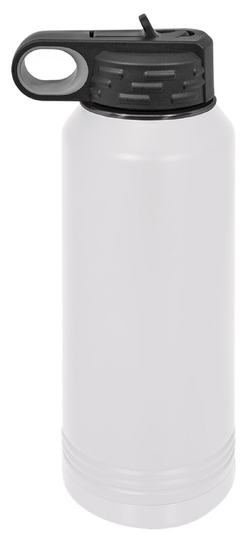 White/Ghost Black 32oz Polar Camel ION-Plated Vacuum Insulated Water Bottle