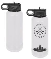 White/Ghost Black 32oz Polar Camel ION-Plated Vacuum Insulated Water Bottle