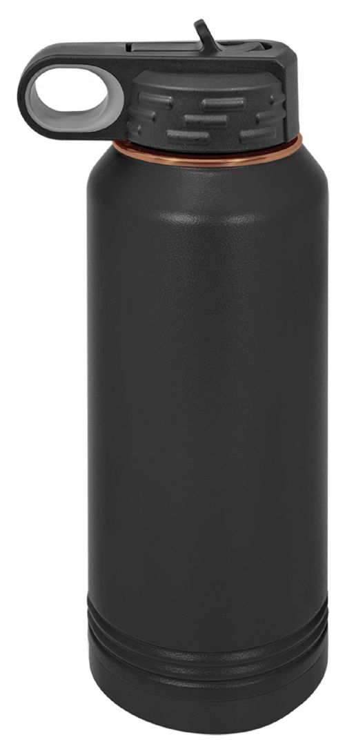 Black/Rose Gold 32oz Polar Camel ION-Plated Vacuum Insulated Water Bottle