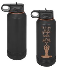 Black/Rose Gold 32oz Polar Camel ION-Plated Vacuum Insulated Water Bottle