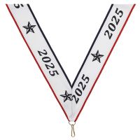 1 1/2" x 32" 2025 Neck Ribbon with Snap Clip