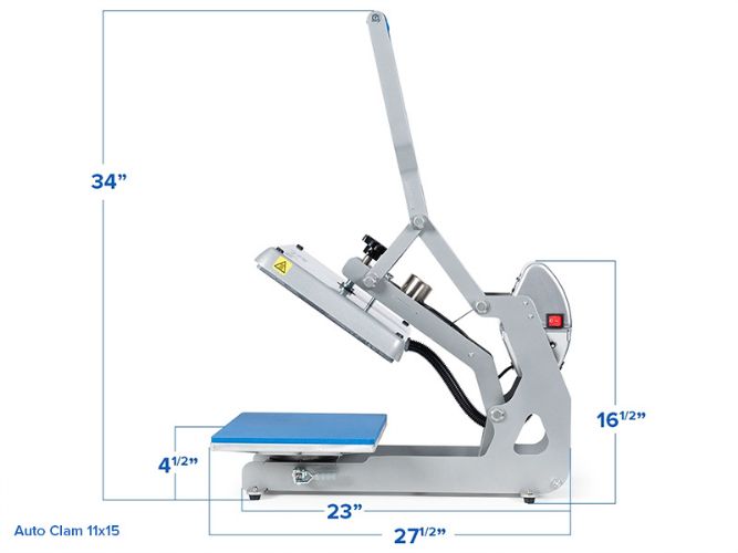 Hotronix Auto Clam Heat Press 11x15 #5