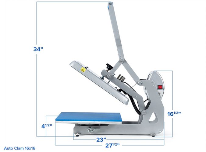 Hotronix Auto Clam Heat Press 16x16 #5