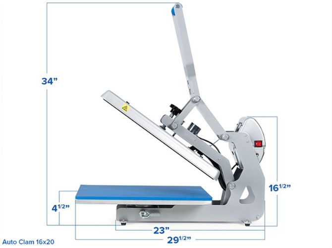 Hotronix Auto Clam Heat Press 16x20 #6