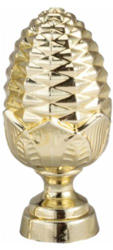 2 1/4" Gold Pinecone Trophy Trim Piece