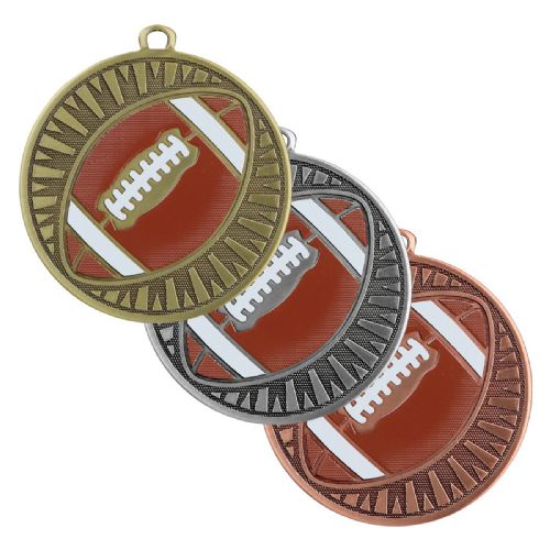 2 3/8" Football Velocity Series Award Medal