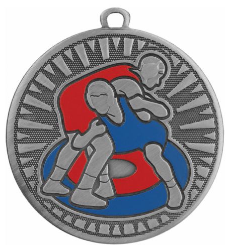 2 3/8" Wrestling Male Velocity Series Award Medal #3