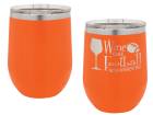12 oz. Polar Camel Stemless Wine Tumblers – The Personalization Station